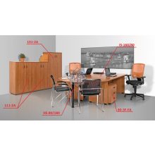 IS-160/80 Sarkos íróasztal laplábbal, 160 x 80 cm-es méretben