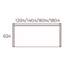 IS-180/62 íróasztal (180 x 62 cm-es íróasztal hagyományos)
