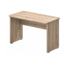 KK-140/62   Laplábas íróasztal kétoldalon kerekített sarkokkal, 14 x 62 cm-es méretben