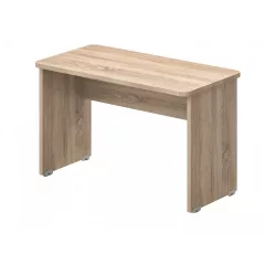   KK-160/62   laplábas íróasztal kétoldalon kerekített sarkokkal, 160 x 62 cm-es méretben