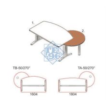 TA-50/270° körcikkelem csőlábbal 