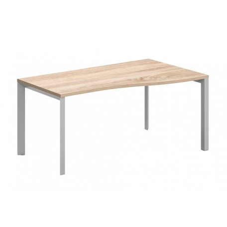 GN-180/100-J-TR Operatív íróasztal Trend fémlábbal jobbos kivitelben 180x x100 cm-es méretben