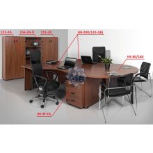 151-2A  Négy rendező magas kétajtós szekrény A/4 dossziékhoz igazodó polcosztással, állítható lábakkal