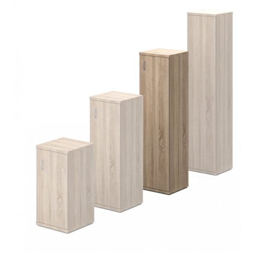 153-1A-J Négy rendező magas egyajtós félszekrény, jobbos kivitelben