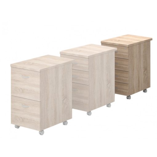 82-4F-FA fiókos konténer zárral négyfiókos, asztalmagas vagy asztal alatti kivitelben