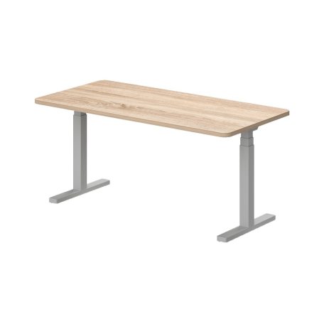KK-180/80-EL Kétoldalon kerekített íróasztal, elektromosan állítható fémlábbal 180 x 80 cm-es kivitelben