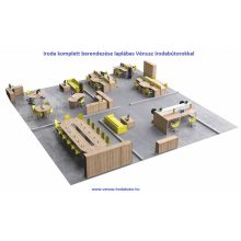 TA-50/360°   Kerek formájó tárgyalóasztal laplábbal, 100 cm-es átmérővel 