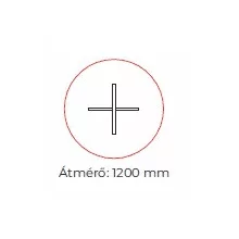 TA-60/360°  kerek tárgyalóasztal 120 cm-es átmérővel. A tárgyalóasztal 4 fő részére kínál kényelmes elhelyezést. Az asztallap 28 mm vastag laminált bútorlapból készült, így rendkívül stabil kialakítású.