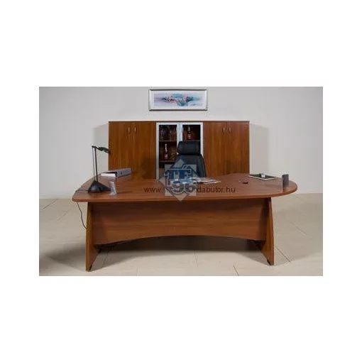 VE-227/160-B vezetői íróasztal (227 x 160 cm-es íves vezetői)