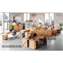 71-2A-TO-100  Két rendező magas tolóajtós szekrény 100 cm-es szélességgel