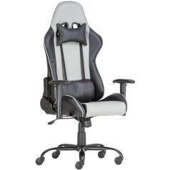 A - Alpha racing gamer szék - szürke/fekete színben