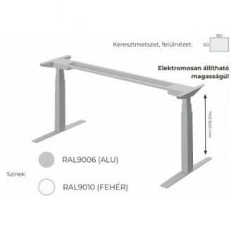 FL-10 elektromosan állítható magasságú asztalok