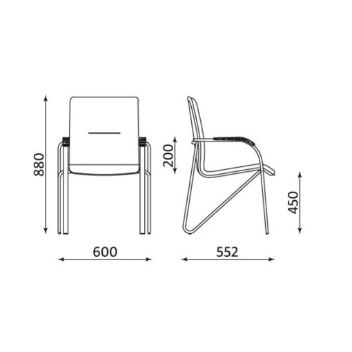 T - Samba rakásolható szék