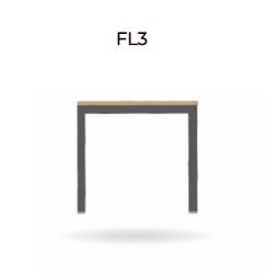 Extend irodabútorok FL3 fémlábas íróasztalai